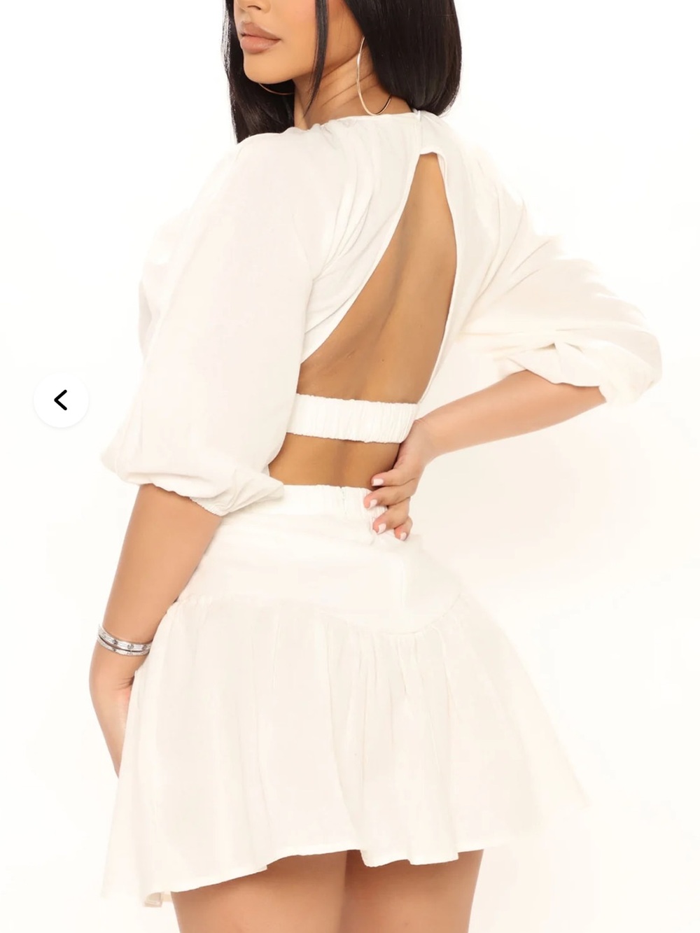 White HYFVE skirt set